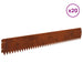 Gazonrand 20 st 103 x 15 cm Staal Roestig