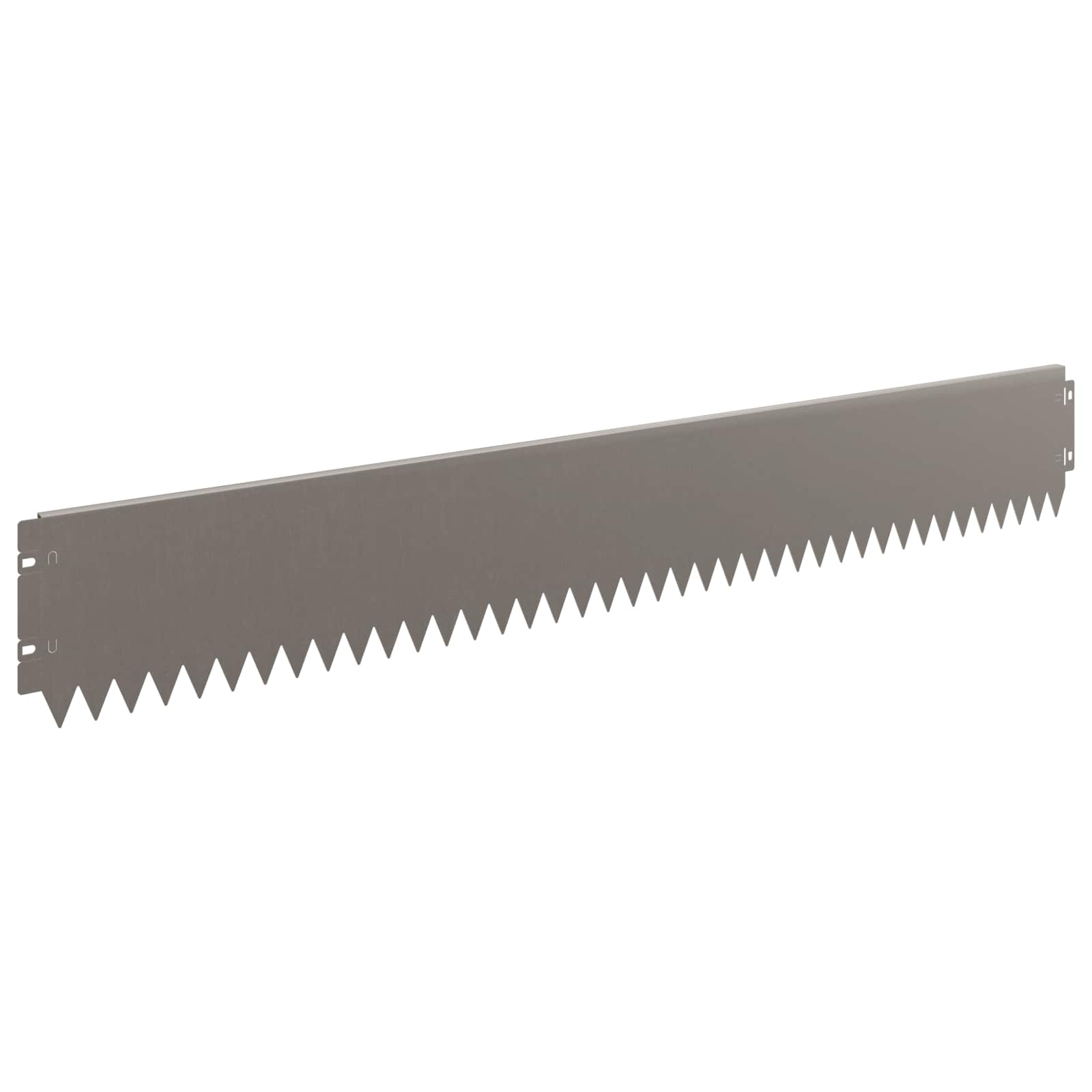 Gazonrand 30 st 103 x 15 cm Staal Roestig