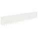 Gazonrand 10 st 103 x 20 cm Staal Wit