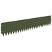 Gazonrand 20 st 103 x 20 cm Staal Olijfgroen