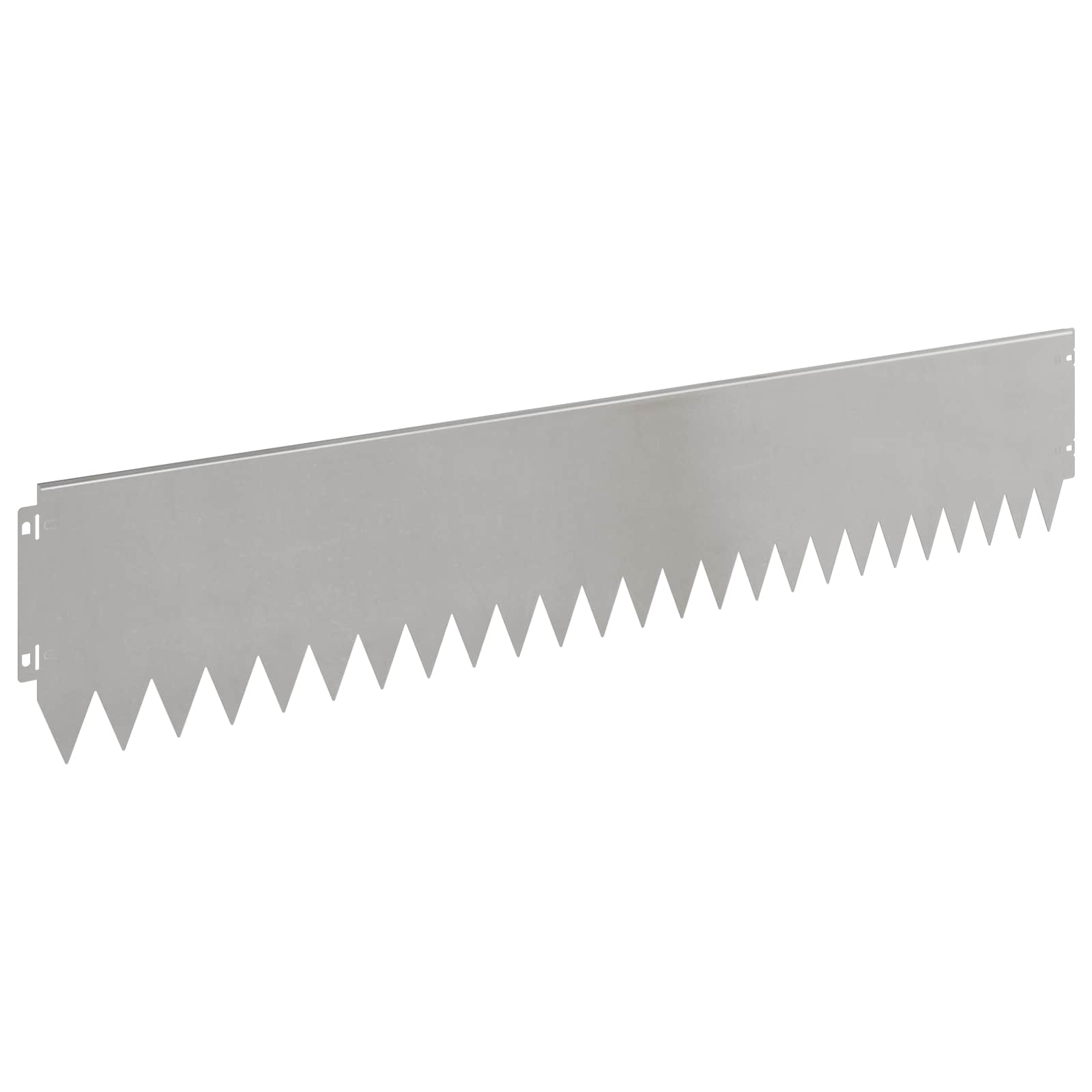 Gazonrand 20 st 103 x 20 cm Staal Zilverkleurig