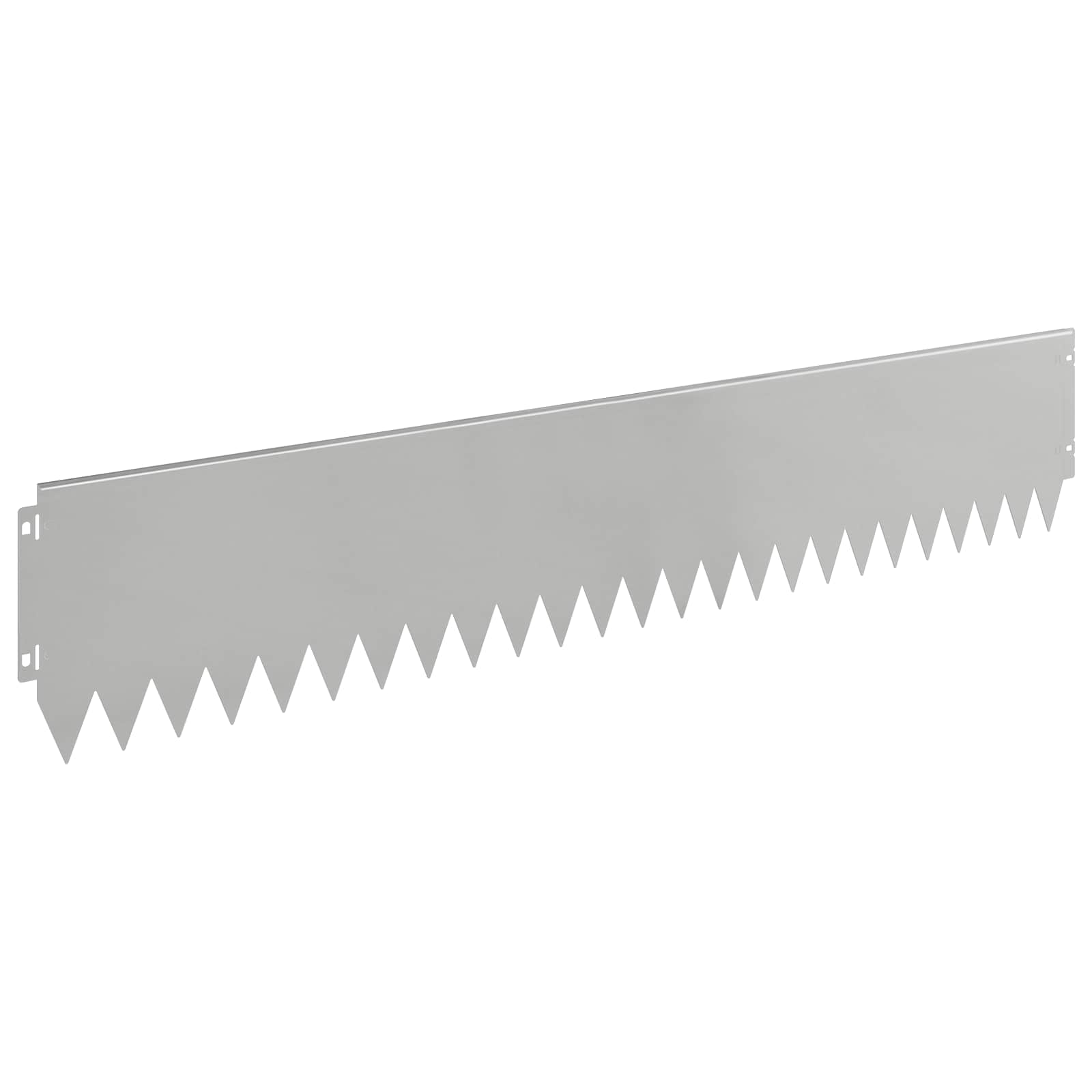 Gazonrand 20 st 103 x 20 cm Staal Zilverkleurig