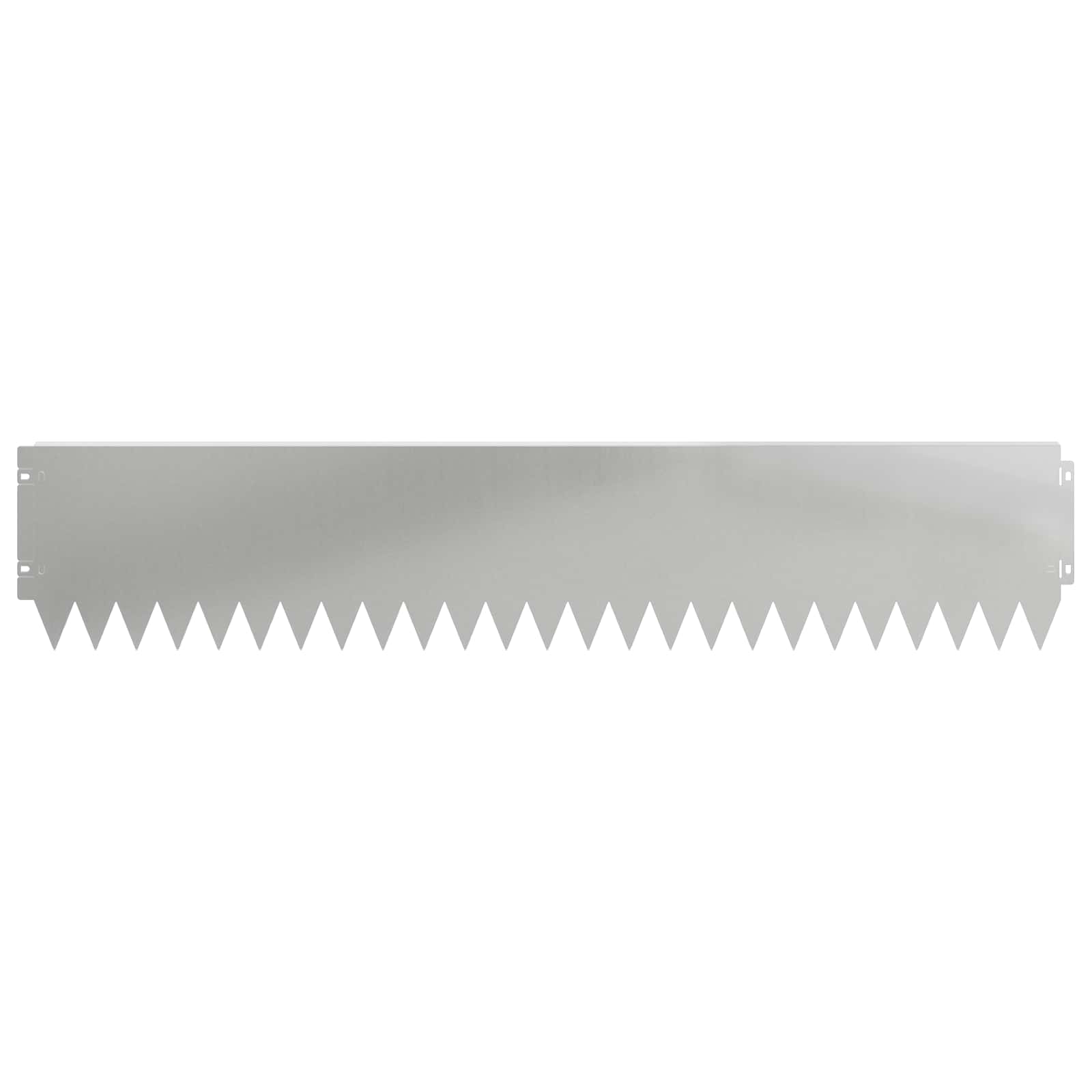 Gazonrand 20 st 103 x 20 cm Staal Zilverkleurig