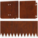 Gazonrand 10 st 103 x 20 cm Staal Roestig