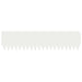 Gazonrand 10 st 103 x 25 cm Staal Wit