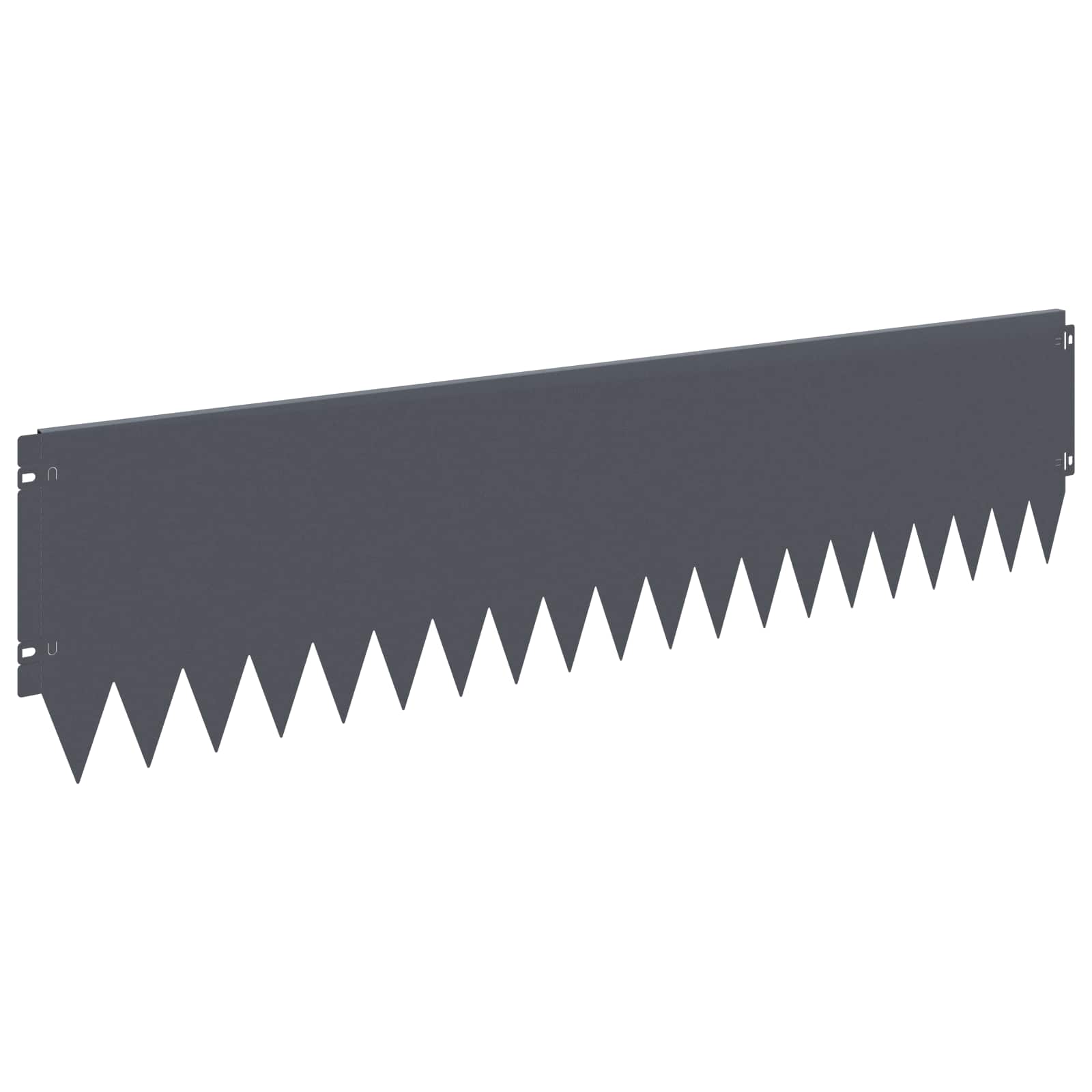 Gazonrand 20 st 103 x 25 cm Staal Antracietkleurig