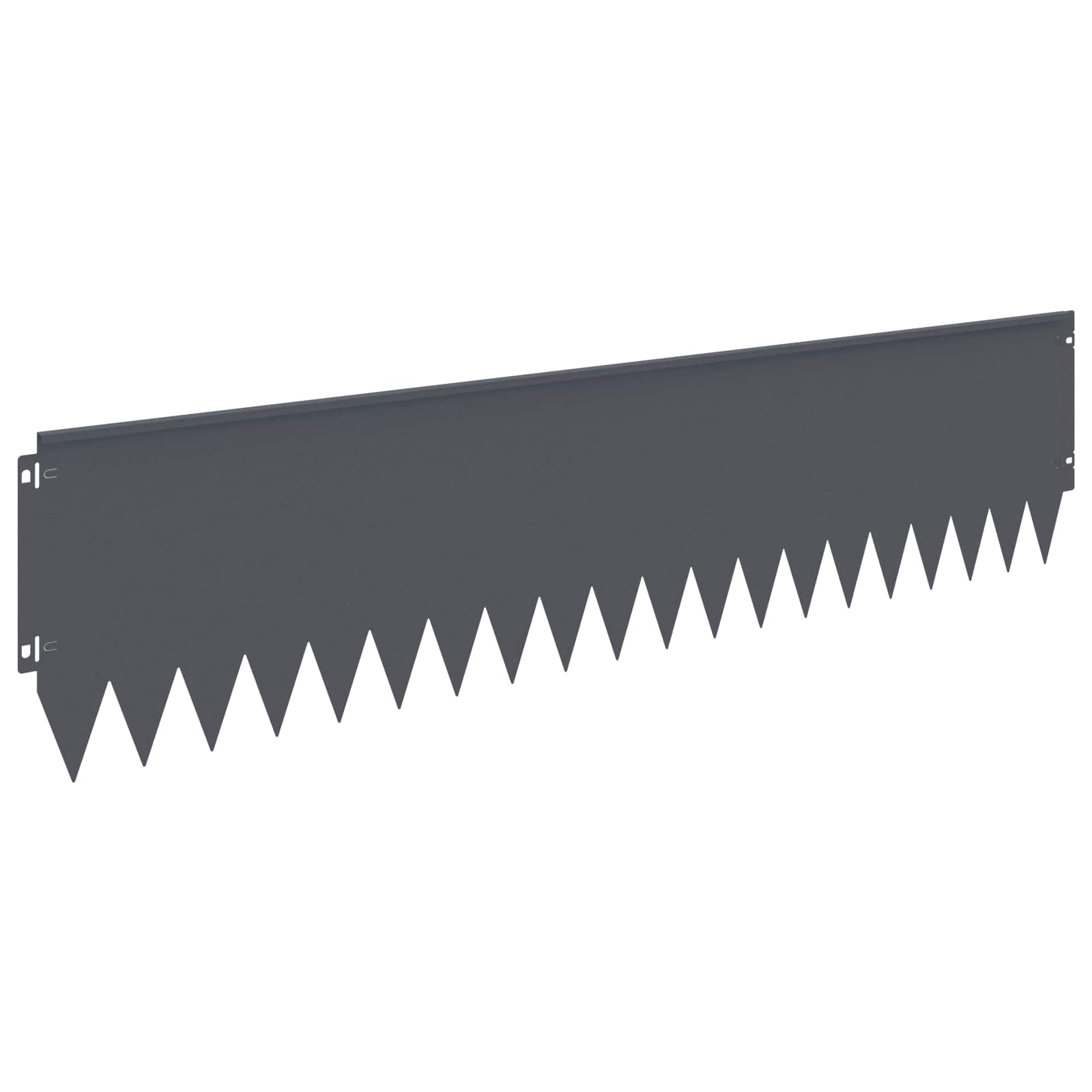 Gazonrand 20 st 103 x 25 cm Staal Antracietkleurig
