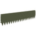 Gazonrand 20 st 103 x 25 cm Staal Olijfgroen