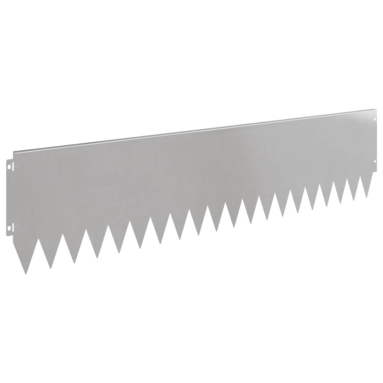 Gazonrand 20 st 103 x 25 cm Staal Zilverkleurig