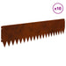 Gazonrand 10 st 103 x 25 cm Staal Roestig