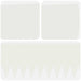 Gazonrand 10 st 103 x 30 cm Staal Wit