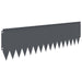 Gazonrand 10 st 103 x 30 cm Staal Antracietkleurig