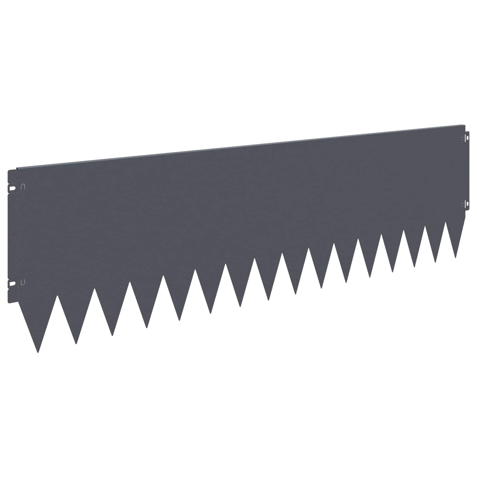 Gazonrand 20 st 103 x 30 cm Staal Antracietkleurig