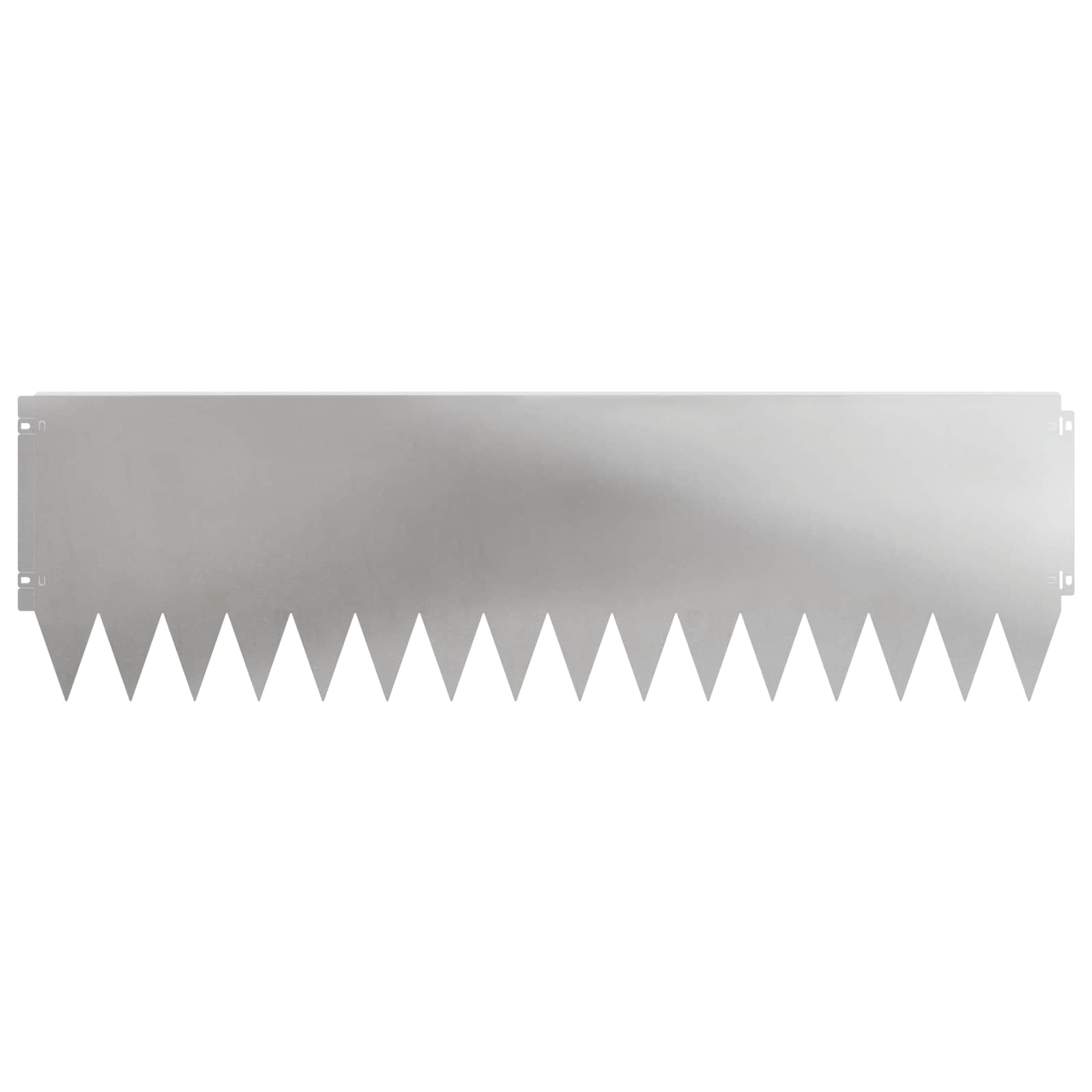Gazonrand 20 st 103 x 30 cm Staal Zilverkleurig