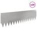 Gazonrand 20 st 103 x 30 cm Staal Zilverkleurig