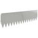 Gazonrand 10 st 103 x 30 cm Staal Zilverkleurig