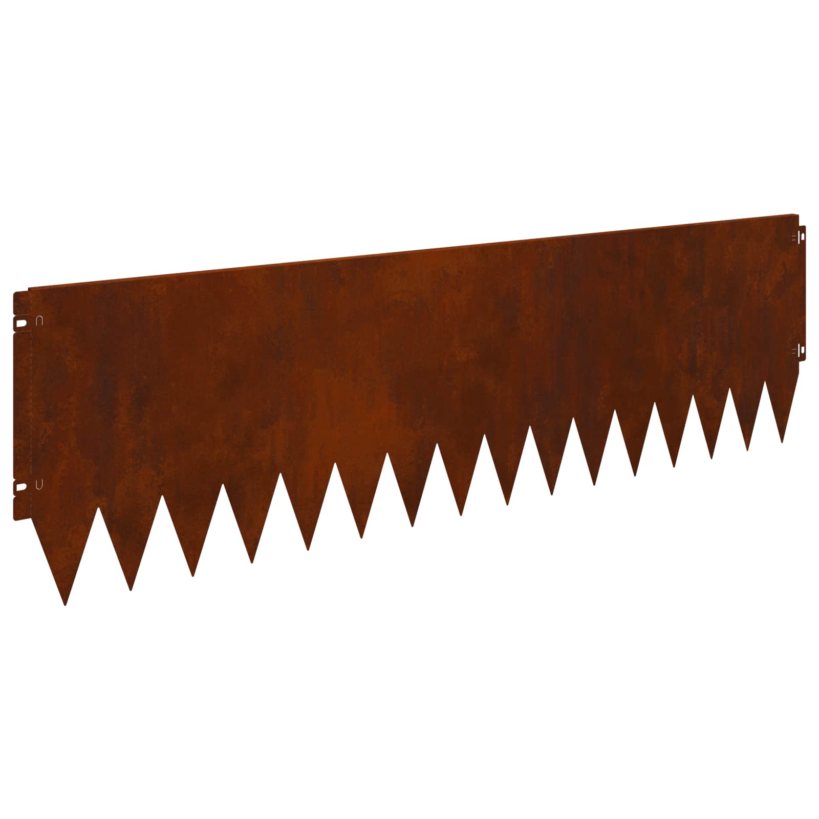 Gazonrand 20 st 103 x 30 cm Staal Roestig
