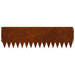 Gazonrand 20 st 103 x 30 cm Staal Roestig