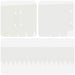 Gazonrand 10 st 103 x 10 cm Staal Wit