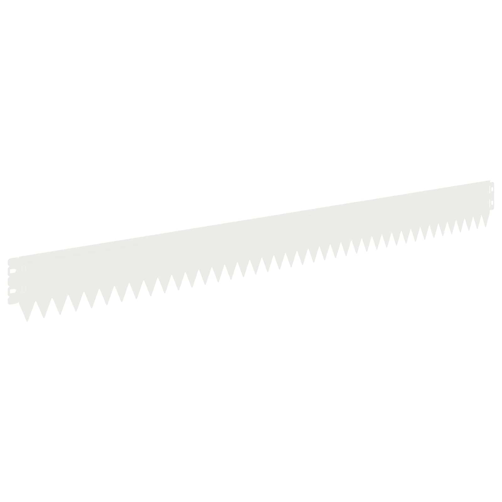 Gazonrand 20 st 103 x 10 cm Staal Wit