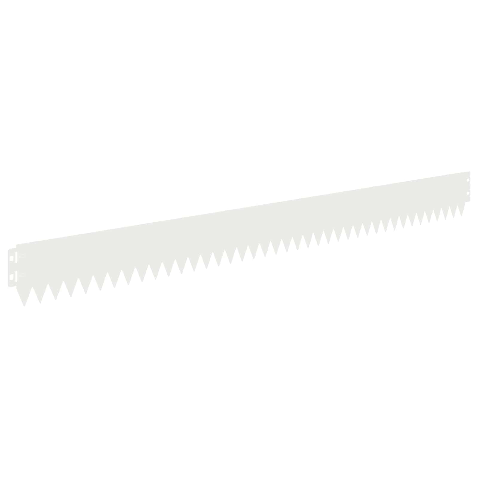 Gazonrand 50 st 103 x 10 cm Staal Wit