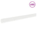 Gazonrand 50 st 103 x 10 cm Staal Wit