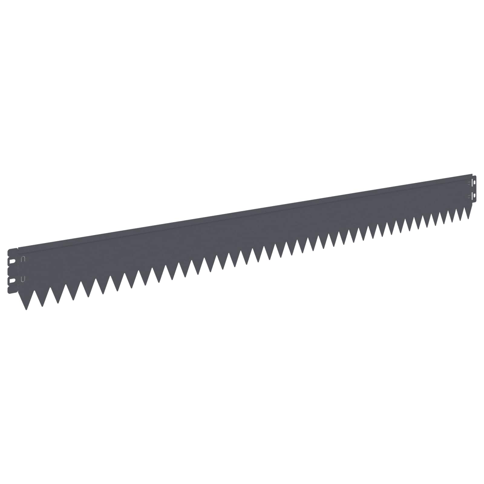 Gazonrand 10 st 103 x 10 cm Staal Antracietkleurig