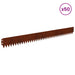 Gazonrand 50 st 103 x 10 cm Staal Roestig