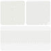 Gazonrand 20 st 103 x 15 cm Staal Wit