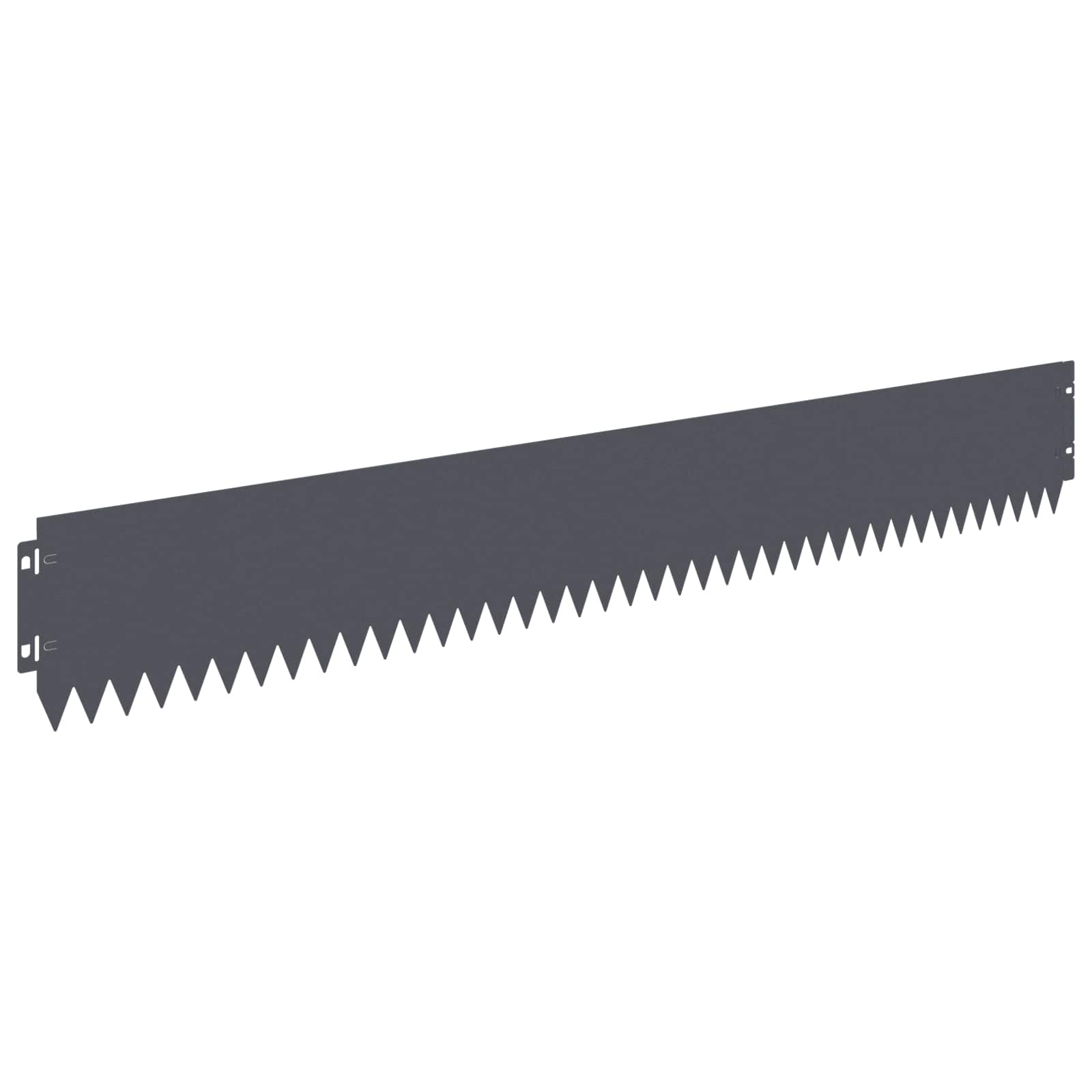 Gazonrand 20 st 103 x 15 cm Staal Antracietkleurig