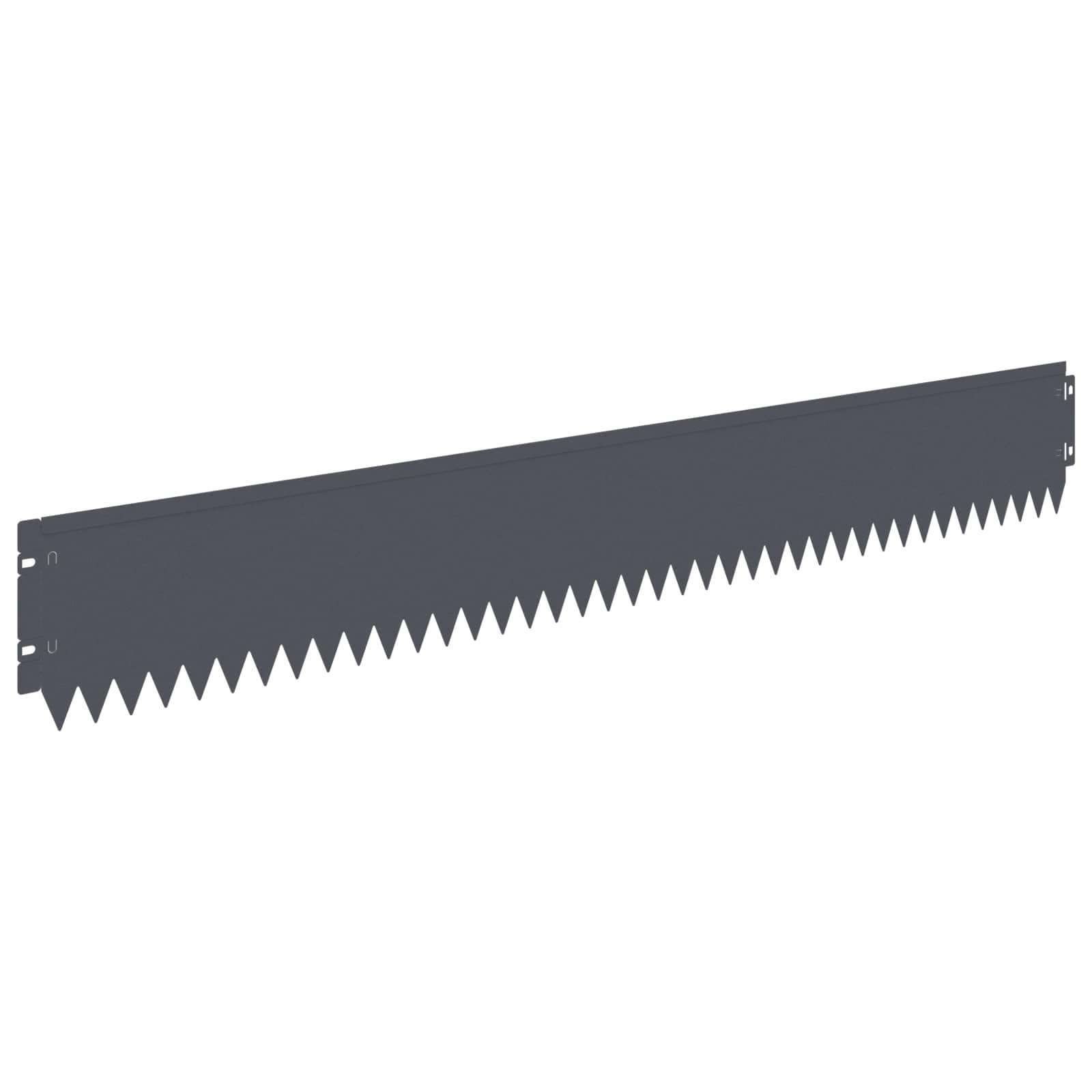 Gazonrand 20 st 103 x 15 cm Staal Antracietkleurig