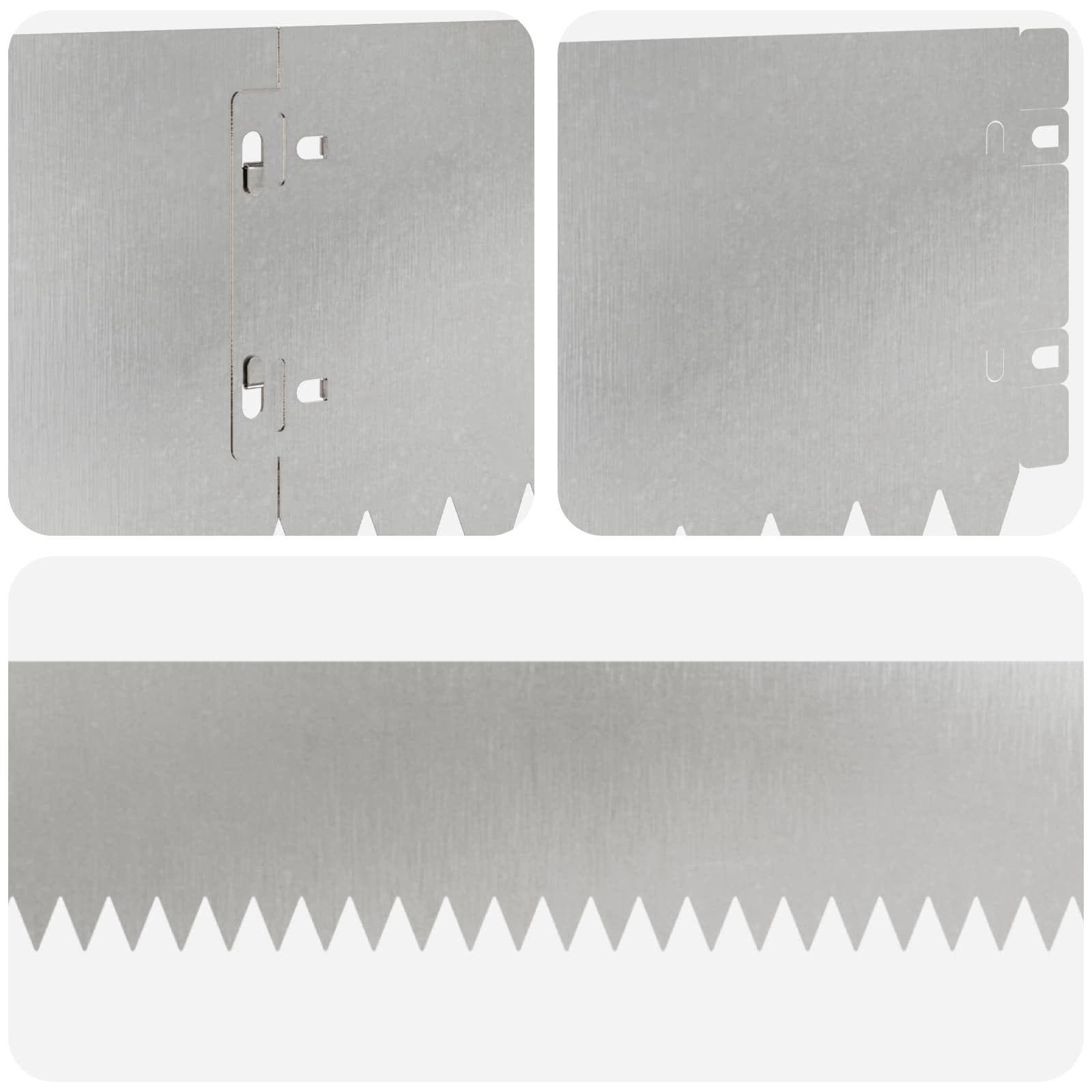 Gazonrand 10 st 103 x 15 cm Staal Zilverkleurig