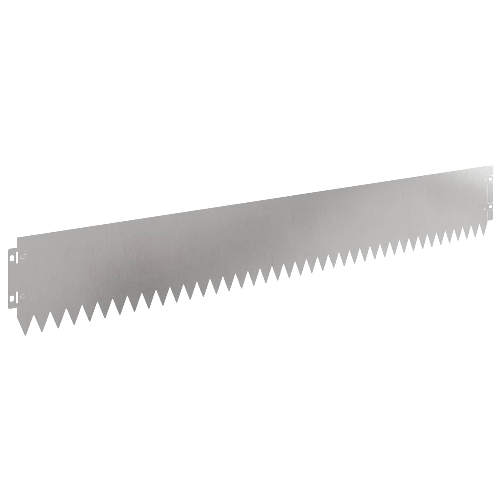 Gazonrand 10 st 103 x 15 cm Staal Zilverkleurig