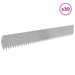 Gazonrand 30 st 103 x 15 cm Staal Zilverkleurig