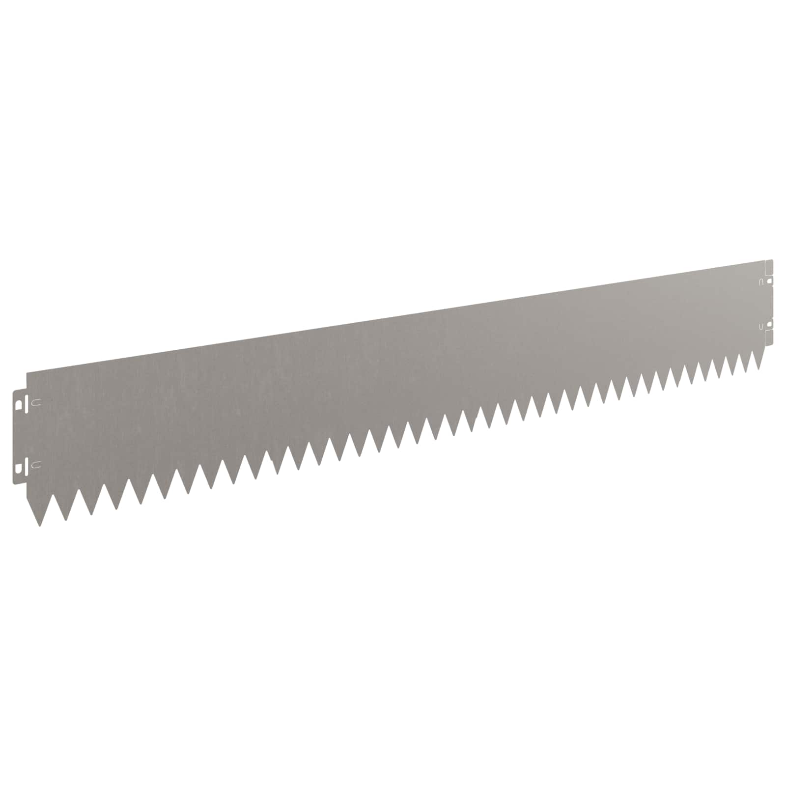 Gazonrand 20 st 103 x 15 cm Staal Roestig
