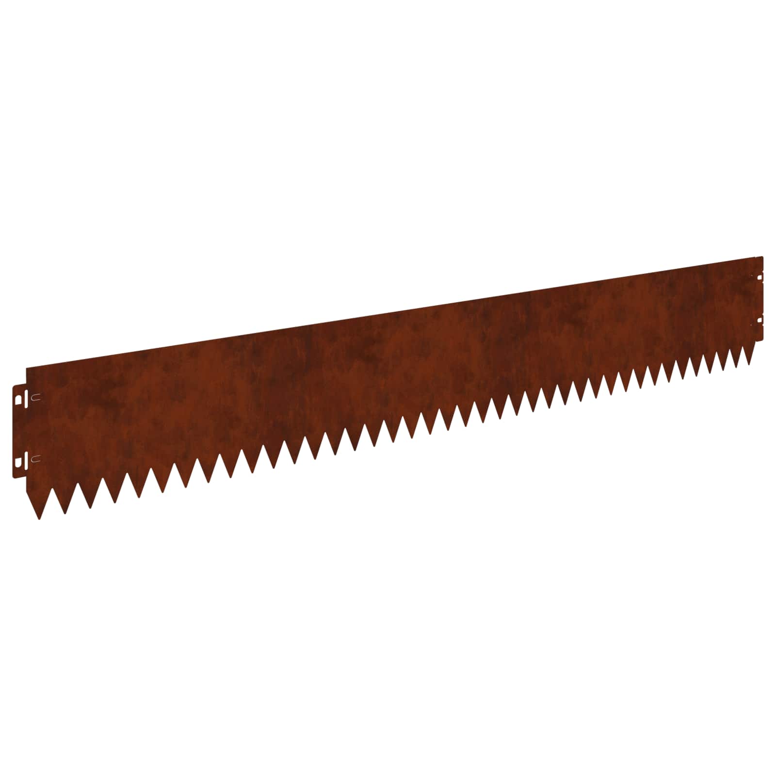 Gazonrand 30 st 103 x 15 cm Staal Roestig