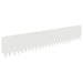 Gazonrand 10 st 103 x 20 cm Staal Wit