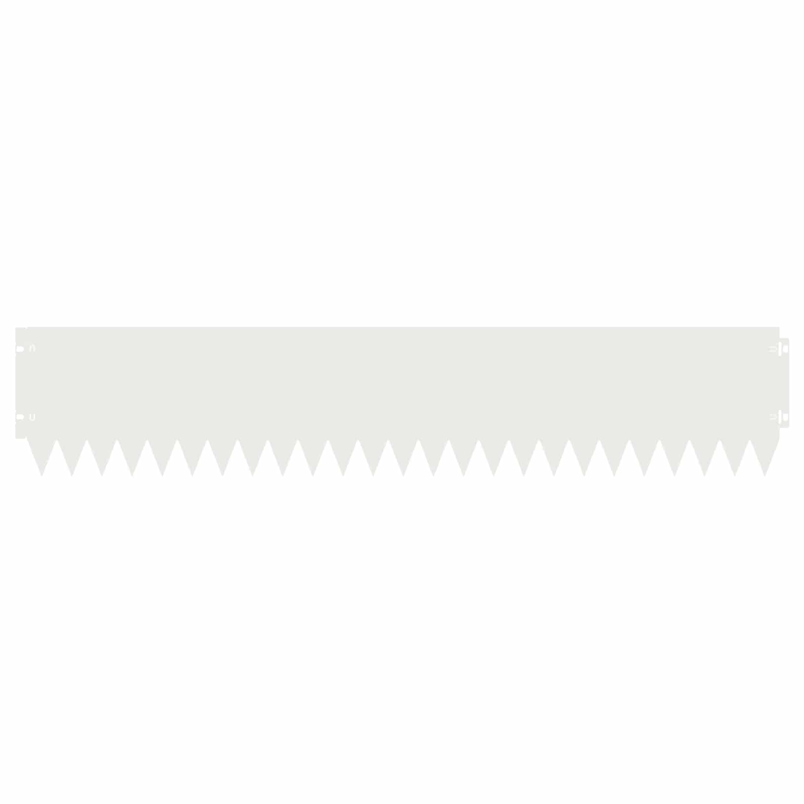 Gazonrand 10 st 103 x 20 cm Staal Wit
