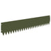 Gazonrand 20 st 103 x 20 cm Staal Olijfgroen