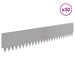 Gazonrand 30 st 103 x 20 cm Staal Zilverkleurig