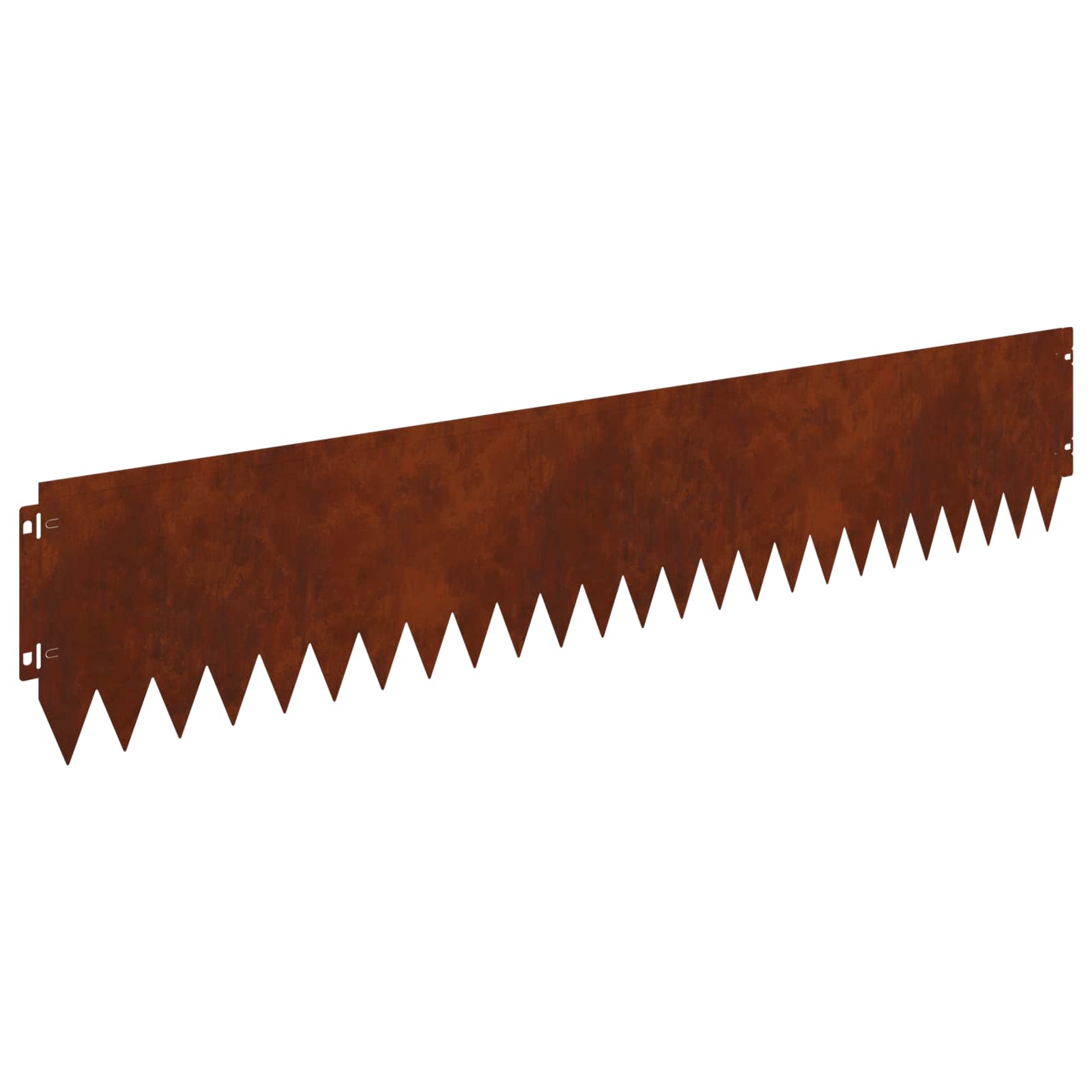 Gazonrand 20 st 103 x 20 cm Staal Roestig