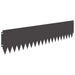 Gazonrand 10 st 103 x 25 cm Staal Zwart