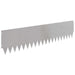 Gazonrand 10 st 103 x 25 cm Staal Zilverkleurig
