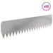 Gazonrand 10 st 103 x 25 cm Staal Zilverkleurig