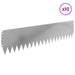 Gazonrand 10 st 103 x 25 cm Staal Zilverkleurig