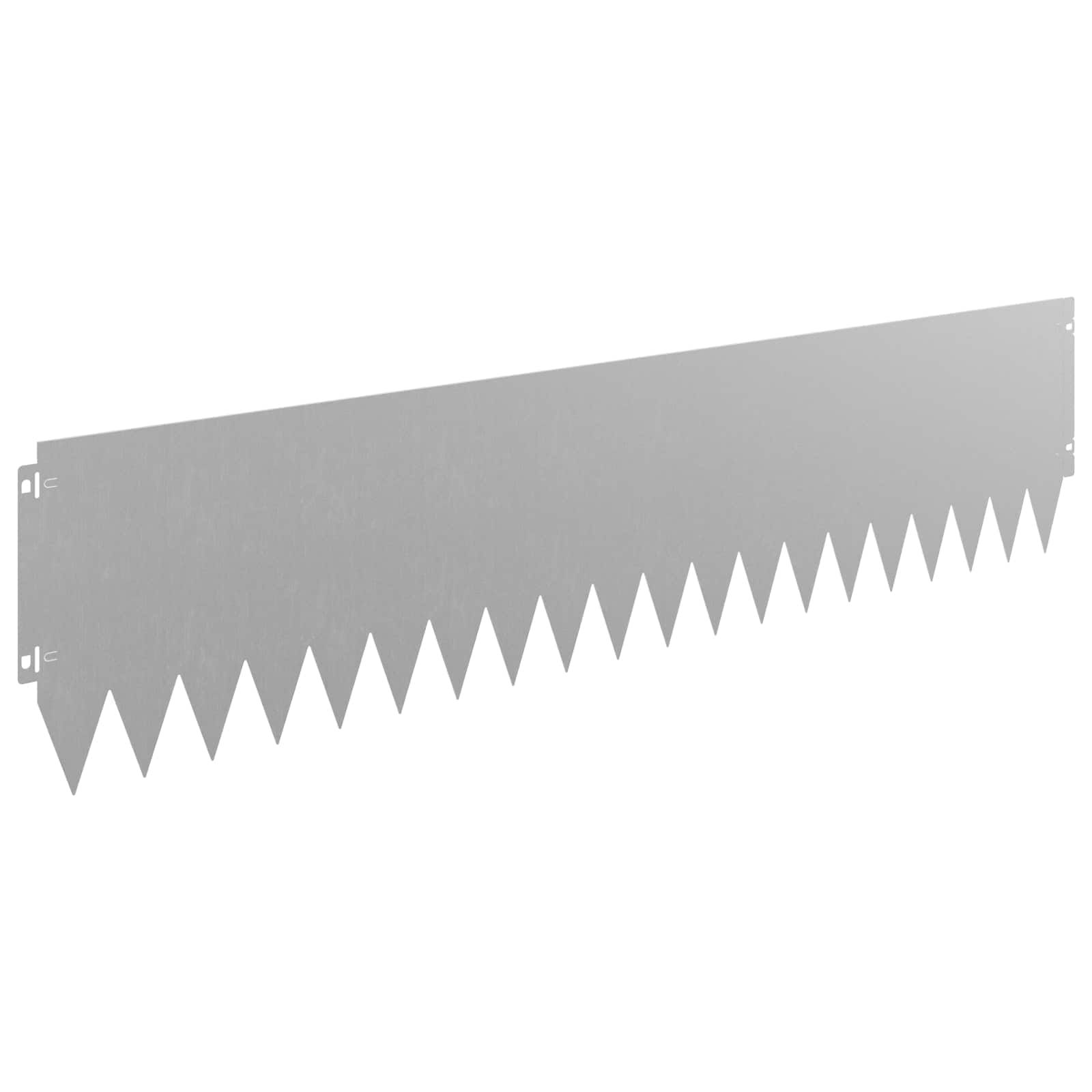 Gazonrand 10 st 103 x 25 cm Staal Roestig