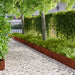 Gazonrand 20 st 103 x 25 cm Staal Roestig