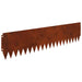 Gazonrand 20 st 103 x 25 cm Staal Roestig