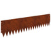 Gazonrand 20 st 103 x 25 cm Staal Roestig