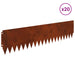 Gazonrand 20 st 103 x 25 cm Staal Roestig